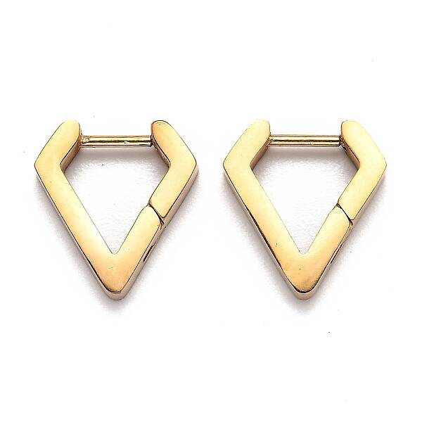 304 Stainless Steel Huggie Hoop Earrings