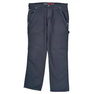 Flex Dickies Carpenter Trousers - 34″ Waist Black Cotton Blend