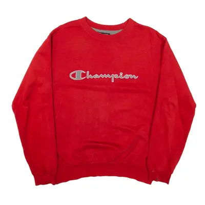 CHAMPION Sweatshirt Red Mens S