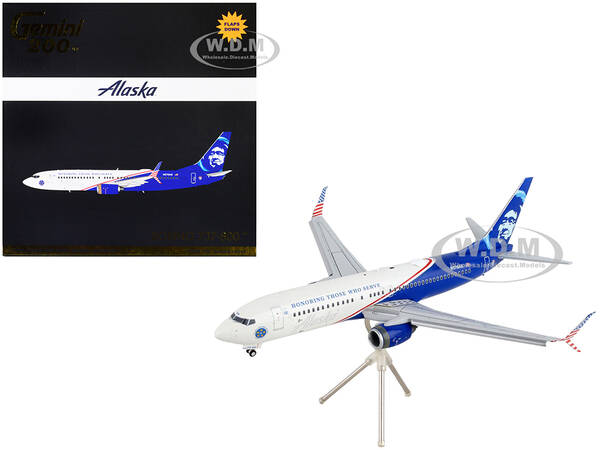 Boeing 737-800 Commercial Aircraft with Flaps Down \