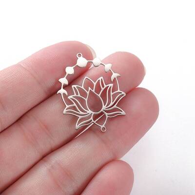 Stainless Steel Connector Charms