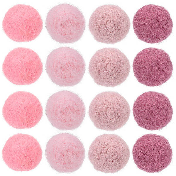 40Pcs 4 Colors Wool Felt Balls