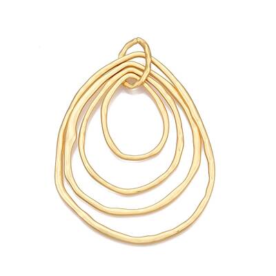 Rack Plating Eco-Friendly Alloy Big Pendants
