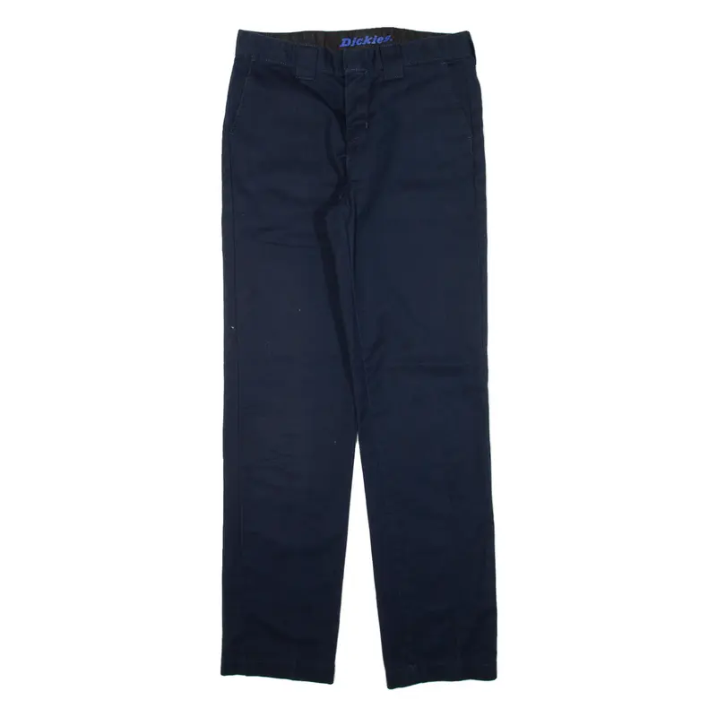 DICKIES Workwear Mens Trousers Blue Slim Tapered W29 L30