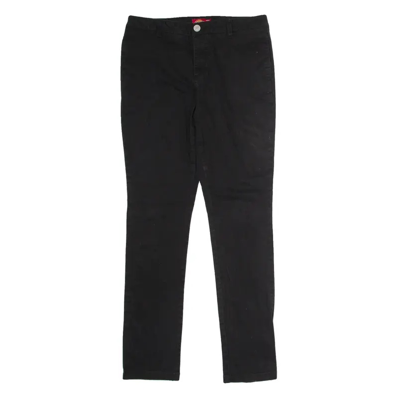 DICKIES Workwear Womens Trousers Black Regular Straight W30 L30