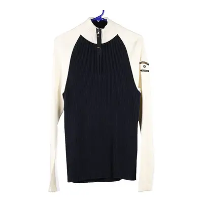 Nautica 1/4 Zip - Medium Black Cotton