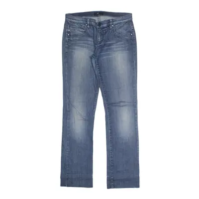 PHARD Diamante Jeans Blue Denim Regular Straight Stone Wash Womens W32 L33