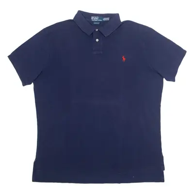 POLO RALPH LAUREN Mens Polo Shirt Blue XL