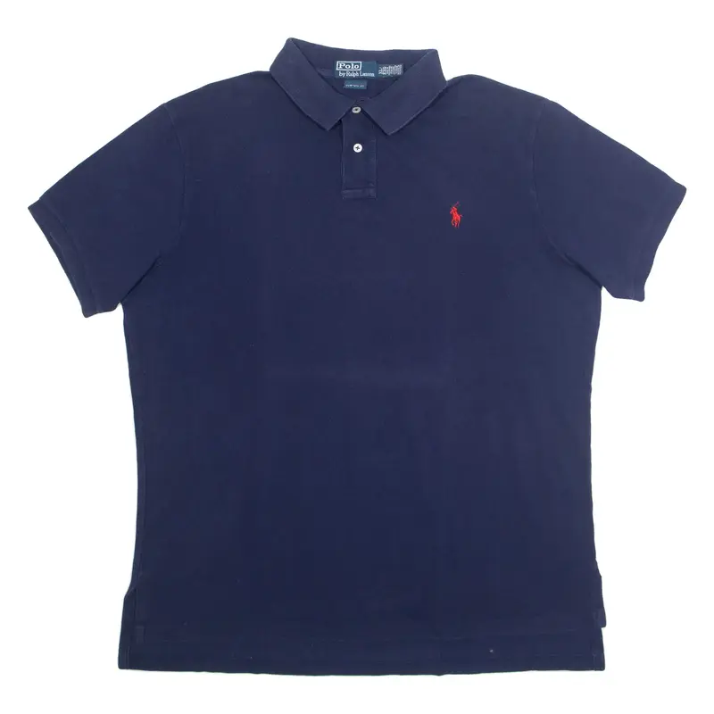 POLO RALPH LAUREN Mens Polo Shirt Blue XL