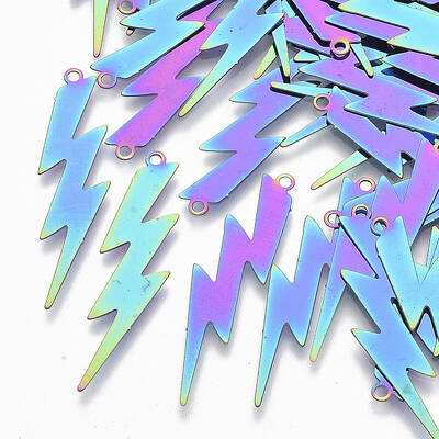Ion Plating(IP) 201 Stainless Steel Filigree Pendants