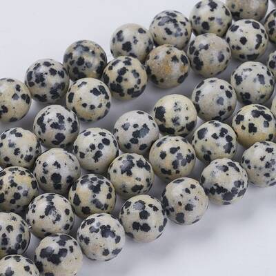 Natural Dalmation Jasper Beads Strands