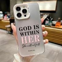 Psalm Letter Pattern shockproof protective cover Case for iPhone 7 8 X Xsmax 11 12 13 14 15 16Promax Samsung S24 S23 S22 S24u...