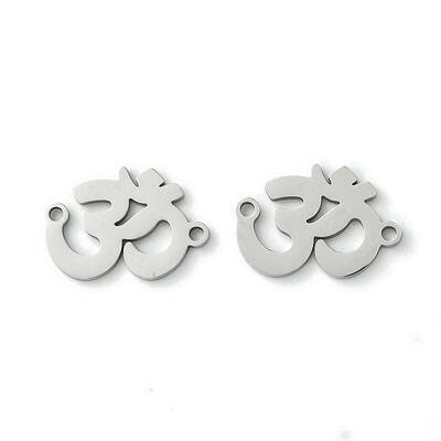 Non-Tarnish 201 Stainless Steel Connector Charms