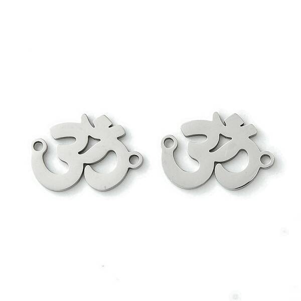 Non-Tarnish 201 Stainless Steel Connector Charms