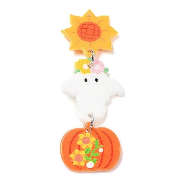Halloween Theme Acrylic Pendants