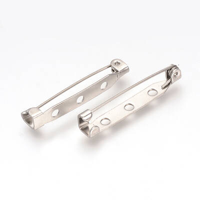 Tarnish Resistant 304 Stainless Steel Pin Brooch Back Bar Findings