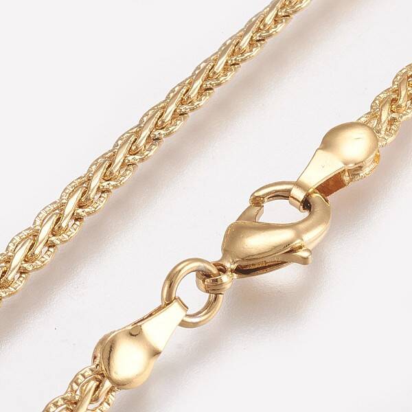 Brass Rope Chain Necklaces Making