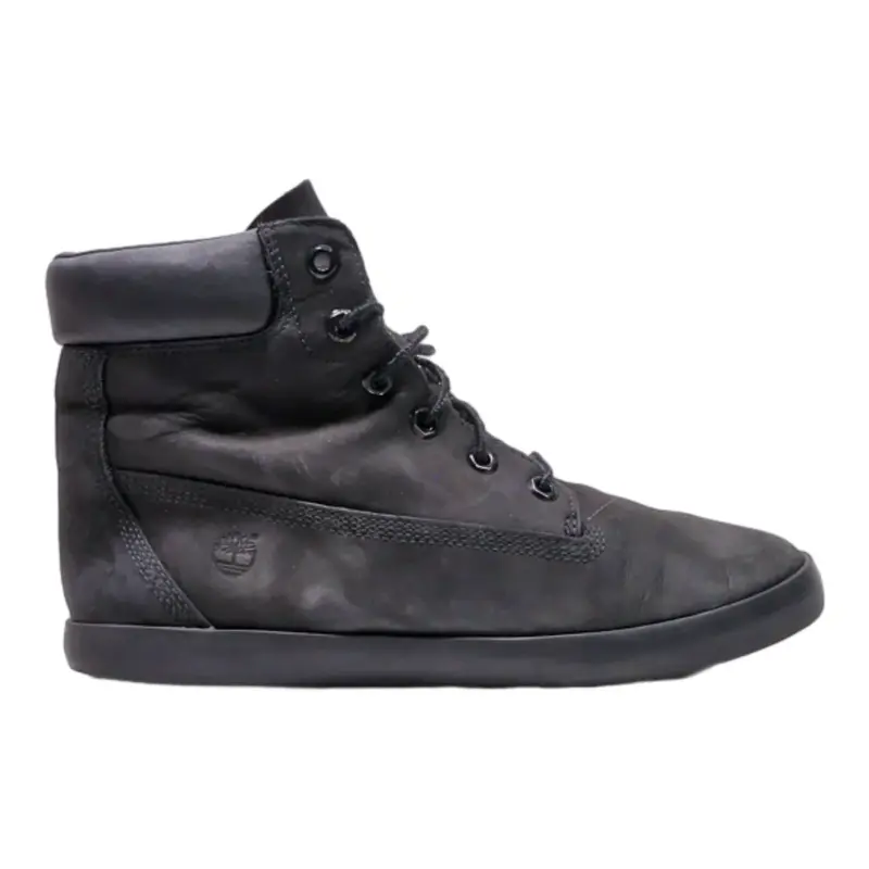 TIMBERLAND Chukka Boots Black Leather Womens UK 6