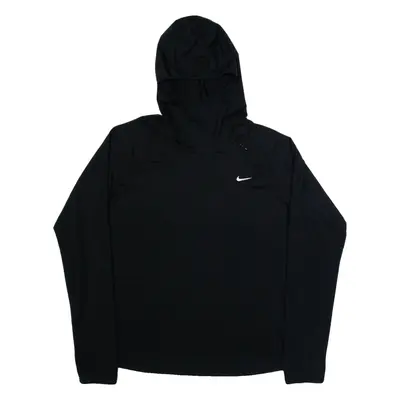 NIKE RUNNING Lightweight Mens Black Hoodie XL