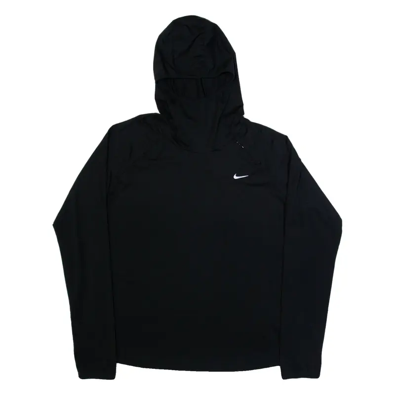 NIKE RUNNING Lightweight Mens Black Hoodie XL