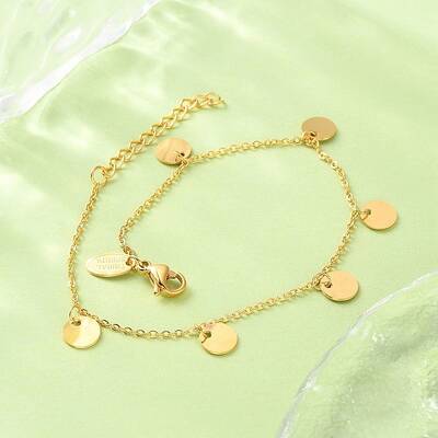 304 Stainless Steel Cable Chain Bracelets for Women