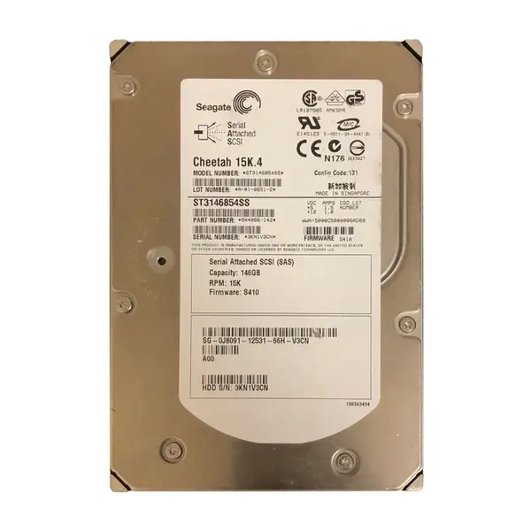 9X4066-142 Seagate 146.8GB 3Gb/s SAS 15000 3.5-inch 8MB Hard Drive