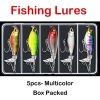 5PCS-Top Floating Swimming Water Bass Fishing Lures, Box Packed Fishing Lures with Propellers-Catfish Bait Trout Lures Gifts ...