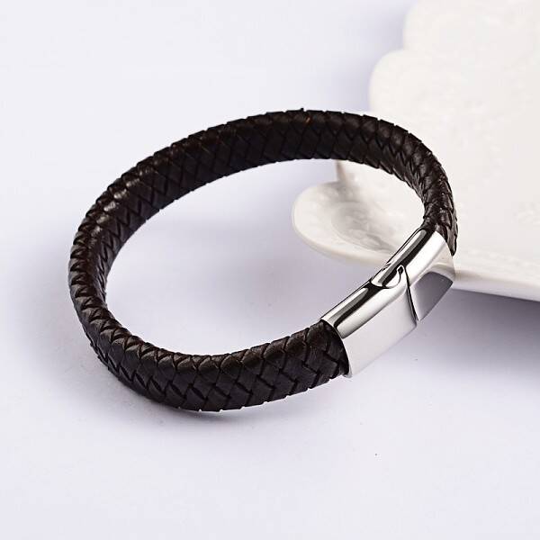 Trendy Leather Braided Cord Bracelets