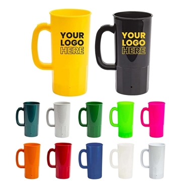 100 Promotional 22 oz Single Wall Stein - USA Made & BPA Free