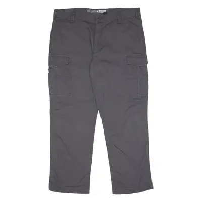 CARHARTT Cargo Workwear Mens Canvas Trousers Grey Relaxed Straight W40 L30