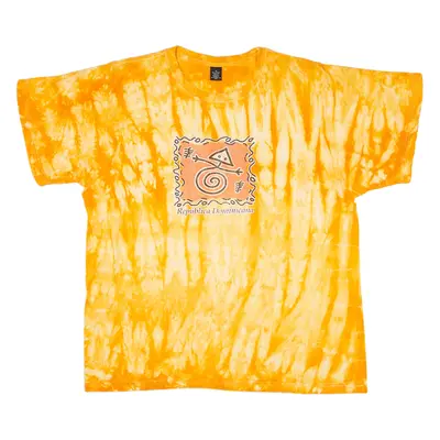 Mens Tie Dye T-Shirt Orange XL
