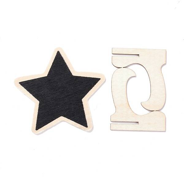 Star Wooden Mini Chalkboard Signs