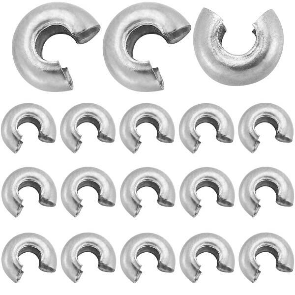 304 Stainless Steel Crimp Beads Covers