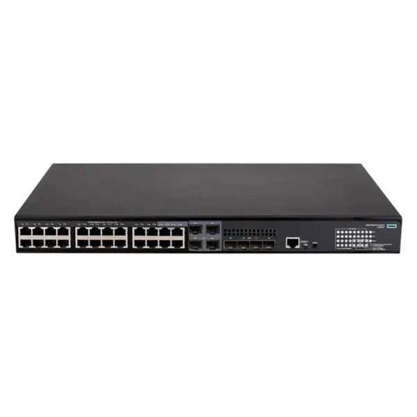 HP JL827A | FlexNetwork 5140 EI 24 x Ports 10/100/1000Base-T PoE+ + 4 x Ports 10 GbE/1 GbE SFP+ Rack-Mountable Layer 3 Manage...