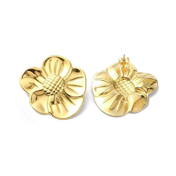 Ion Plating(IP) 304 Stainless Steel Stud Earrings