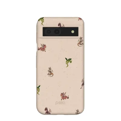 Seashell Lil Dragons Google Pixel 8a Case