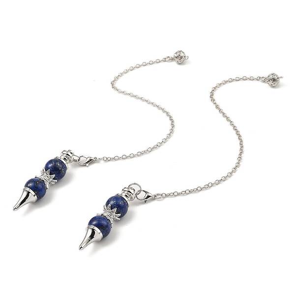 Natural Lapis Lazuli Pointed Dowsing Pendulums