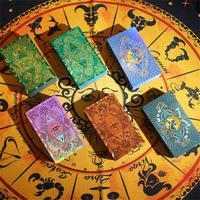Gold Foil Tarot Card Game, 1 Box Waterproof Tarot Card Game, Party Board Game, Divination Card Game, Entertainment Card Game ...