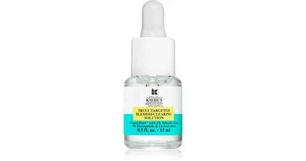 Kiehl's Dermatologist Solutions Truly Targeted Blemish-Clearing Solution acne-prone skin serum for women 15 ml