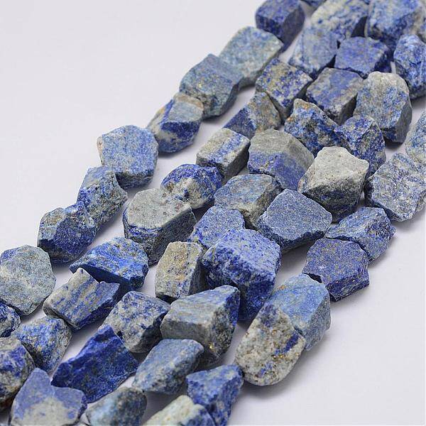 Raw Rough Natural Lapis Lazuli Beads Strands