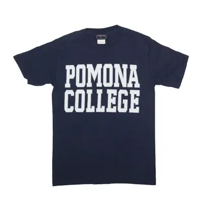 JANSPORT Pomona College USA T-Shirt Blue Short Sleeve Mens S