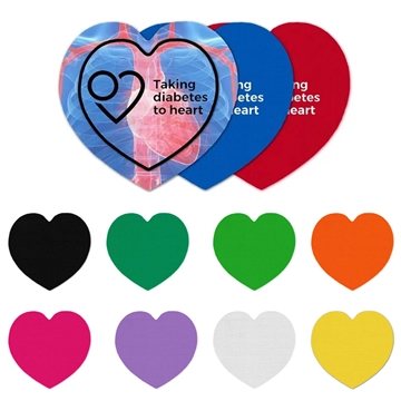 300 Customized Heart Jar Opener - Rubber