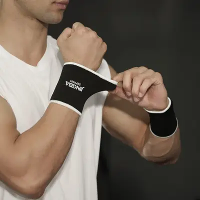 Water Absorption Sports Wristband, 1 Pair Elastic Breathable Wrist Sleeve, Sports Accessories for Workout Gym Men Women, Gym ...