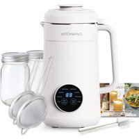 8-in-1 Nut Milk Maker Bundle 40oz/1200ML – Automatic, Self-Cleaning, Delay Start, Keep Warm, Boil Water, Easy to Use – 30...