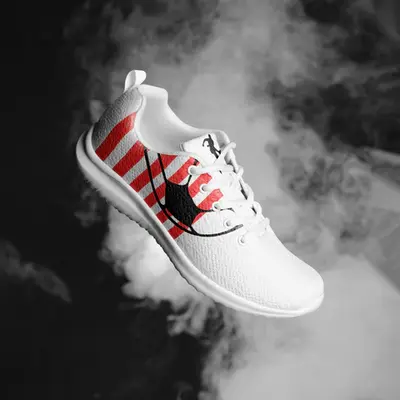 Striking Stripes - Red & Black Sneakers