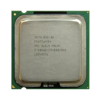 BX80547PG3400EM Intel Pentium 4 551 Single-Core 3.40GHz 800MHz FSB 1MB L2 Cache Socket LGA775 Processor