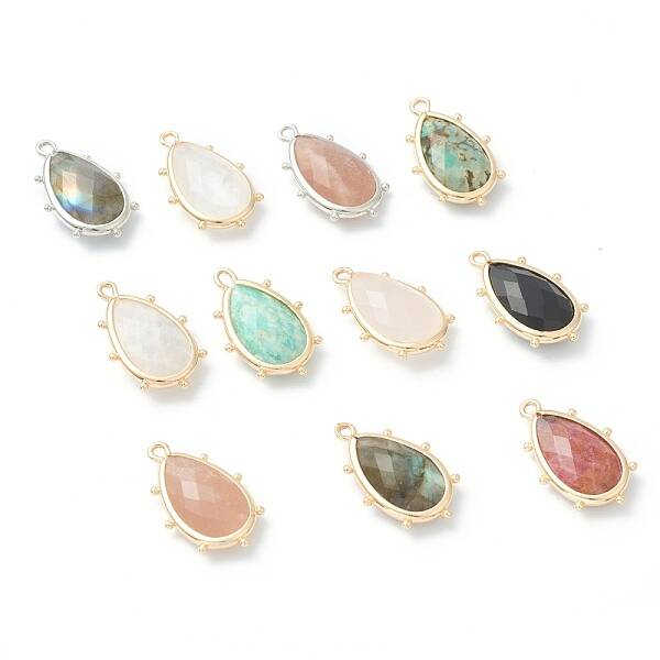 Natural Mixed Gemstone Pendants