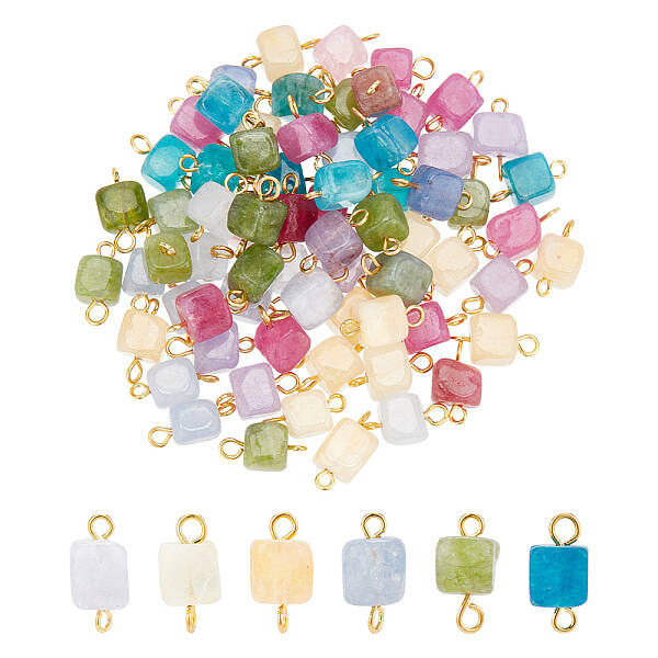 Natural Dolomite Connector Charms