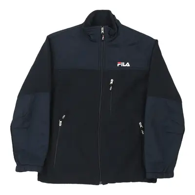 Fila Fleece Jacket - Small Navy Polyester