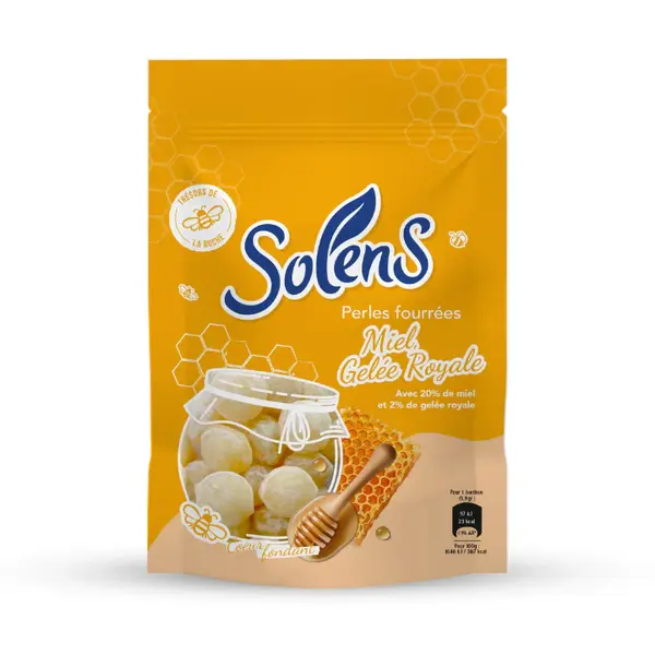 Solens Pearls Filled with Honey and Royal Jelly 100g